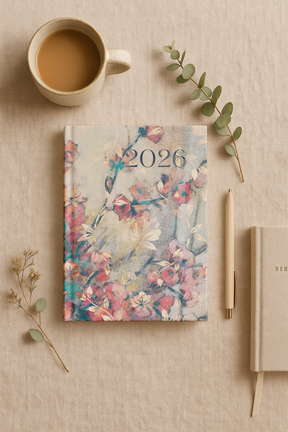 Christian Diary Journal Planner for women 2026 floral south africa
