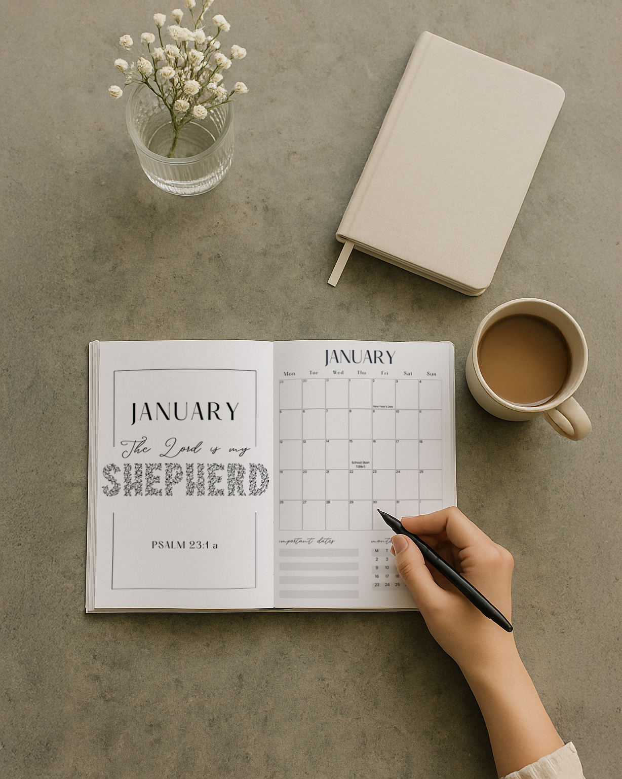 2026 Christian 3-in-1 Diary/Journal/Planner